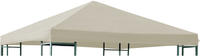 DEGAMO Ersatzdach Dachplane f&uuml;r Pavillon 3x3 Meter, Farbe Ecru beige,...