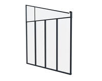 Palram - Canopia Terrassendach-Seitenwand "Side Wall" Alu Anthrazit Paneel...