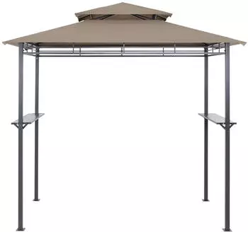 Siena Garden BBQ Pavillon 244 x 127 cm taupe