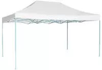 vidaXL Partyzelt Faltbar 3x4,5 m Wei&szlig;