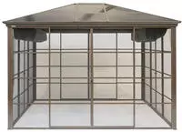 Sojag Pavillon "Castel 10x12" BxT: 297x362 cm, inkl. Sonnensegel