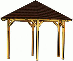 Skan Holz Colmar Größe 3 (ø 4,80 m)