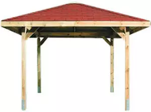 Weka Holzbau Weka Paradies 1 294 x 294 cm