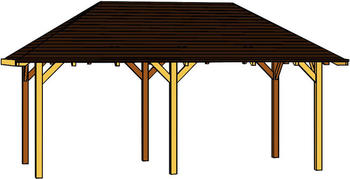 Skan Holz Orleans Rechteck-Pavillon Größe 1