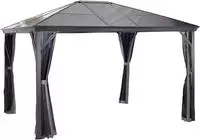 Sojag Pavillon "Verona 10x14" BxT: 423x299 cm, inkl. Moskitonetze
