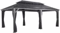 Sojag Pavillon "Gazebo Messina" BxT: 363x598 cm, mit 6 Moskitonetzen