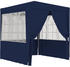 vidaXL Partyzelt mit Seitenwänden 250 x 250 cm (4851)
