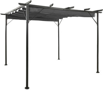 vidaXL Pergola mit verstellbarem Dach 3 x3 m antrazit