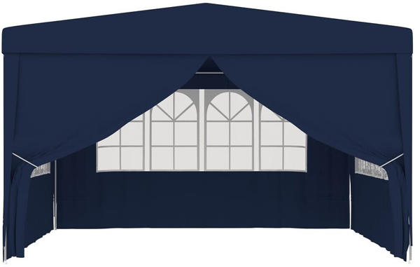 vidaXL Profi-Partyzelt mit Seitenwänden 4×4m blau