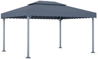 vidaXL Pavillon 400 x 300 cm Anthrazit Aluminium