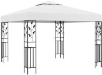 vidaXL Pavillon 3x3 m Wei&szlig; 180 g/m&sup2;