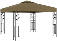 vidaXL Pavillon 3x3 m Taupe 180 g/m&sup2;