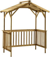 vidaXL Grillpavillon Kiefernholz Impr&auml;gniert 163,5x93x210 cm