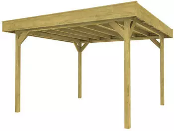Weka Holzbau Weka Gartenlaube 657 Gr. 2 349 x 360 cm kdi