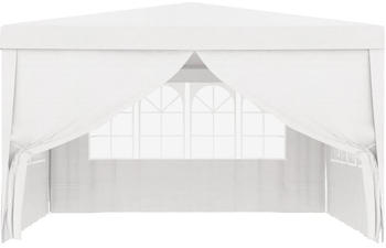 vidaXL Profi-Partyzelt mit Seitenwänden 4×4m weiß