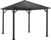 KONIFERA Pavillon "Samos" BxT: 300x300 cm, Stahlgestell, ohne Seitenteile