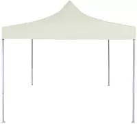 Profi-partyzelt Faltbar 2&times;2 M Stahl Creme - Vidaxl