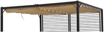 Grasekamp Ersatzdach Für Flachdachpergola Venecia beige