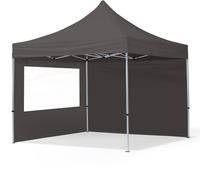 House Of Tents - 3x3 M Faltpavillon, Economy Alu 32mm, Seitenteile Mit