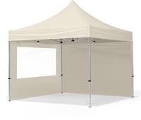 House Of Tents - 3x3 M Faltpavillon, Economy Alu 32mm, Seitenteile Mit