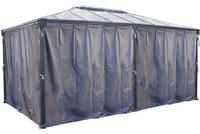 Palram - Canopia Pavillonseitenteil Vorhangset 4m und 5m 217 x 465cm