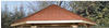 weka Pavillon »656 Gr.2, inkl. roten Dachschindeln«, 19 mm Massivholzdach