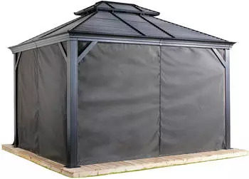 Sojag Seitenteile f&uuml;r Messina/Mykonos 10x14 anthrazit (SJ101401)