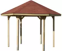 weka Pavillon "Paradies 1" BxT: 326x376 cm