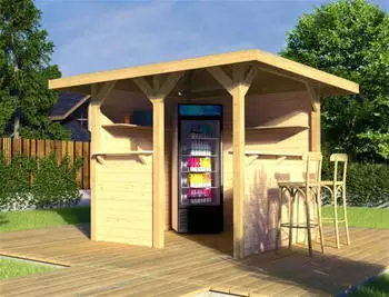 Weka Holzbau Weka Gartenlaube 657 Gr.1 218 x 218 cm