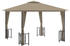 vidaXL Gazebo with side curtains and double roof (3 x 3 m) dove grey