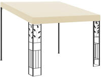 vidaXL Wand-Pavillon 3x3x2,5 m Cremewei&szlig;