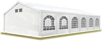 Toolport Partyzelt Festzelt 6x12 M In Wei&szlig; Professional Pe Plane 550 N Wasserdicht