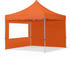 Toolport Economy alu 3 x 3 m mit 2 Seitenteilen orange (59011)