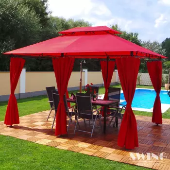 Swing & Harmonie Minzo 300 x 400 cm rot
