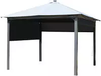 Leco 4717760114, Leco Solar-Pavillon "Lina" mit LED-Beleuchtung und