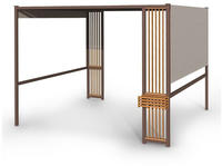 Pergola, Pavillons Wasserdicht, Stabil & Winterfest, Windichte Aluminium Pergola