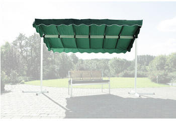 Grasekamp Ersatzdach Dubai 375 x 225 cm grün