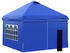 Outsunny Faltpavillon 300 x 284 x 300 cm Polyester blau