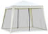 Outsunny Pavillon 300 x 245 x 300 cm cremeweiß