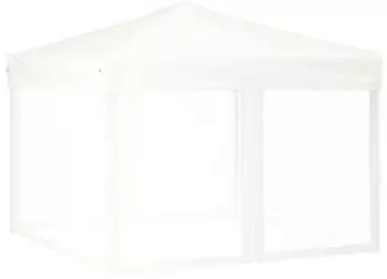 vidaXL Party tent with insectproof side walls (3 x 3 m) - white