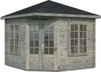 Palmako Gartenhaus "Pavillon Melanie" grau