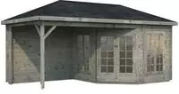 Palmako Gartenhaus "Pavillon Melanie" grau
