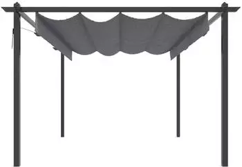 vidaXL Vidaxl Pavillon mit Ausziehbarem Dach