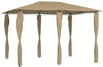 vidaXL Garden Canopy With Poles 3x4m Taupe