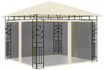vidaXL Gazebo with mosquito net 3x3x2.73m