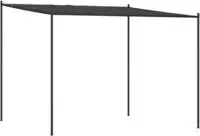 Belv&eacute;d&egrave;re Anthrazit 3x3 M 180 G/m2 Stoff Und Stahl