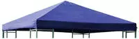 DEGAMO Ersatzdach Dachplane f&uuml;r Pavillon 3x3 Meter blau, wasserdicht...