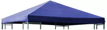 DEGAMO Ersatzdach für Metall- und Alupavillon 3x3m dunkelblau
