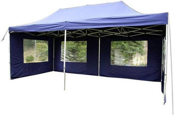 Dilego Faltpavillon 3 x 6 Meter + 3 Seitenteile blau (SM936275)