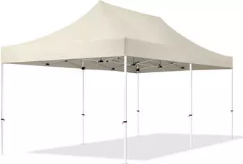 Toolport Pop-Up-Pavillon 300 x 600 cm creme (581853)